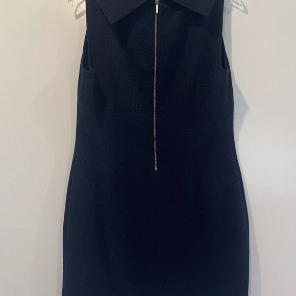 American Living Ralph Lauren Navy Blue Textured Sheath Dress Womens 12 (942) - Picture 2 of 6